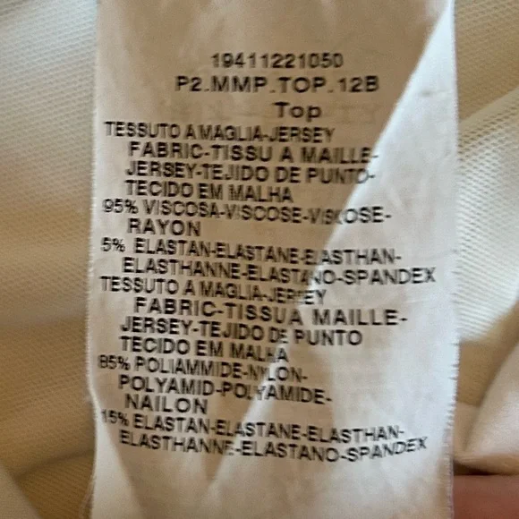 Max Mara Cream Drape Top - Picture 7 of 8